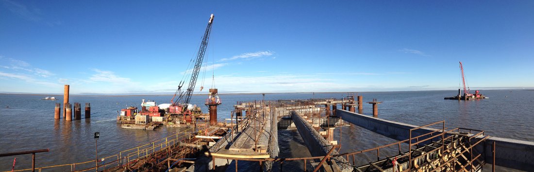 Cementos Avellaneda » Obras » Nueva posta en el puerto de Ingeniero White. » Nueva posta en el puerto de Ingeniero White.