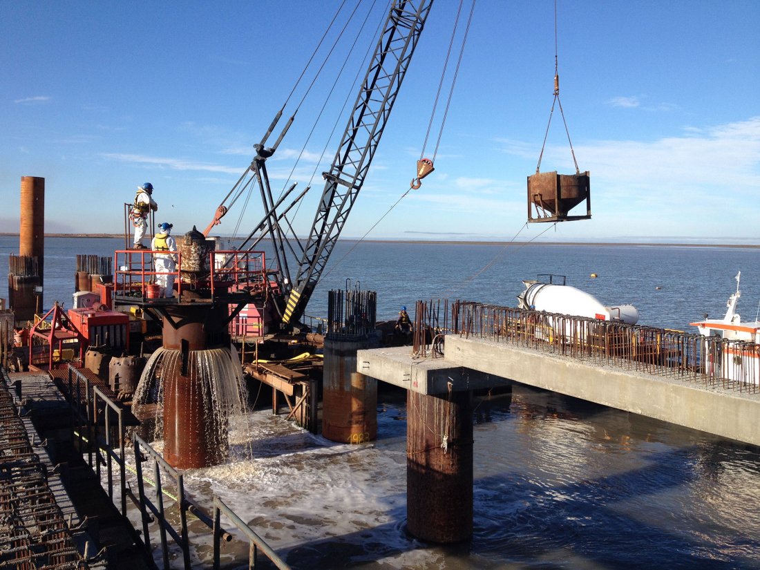 Cementos Avellaneda » Obras » Nueva posta en el puerto de Ingeniero White.