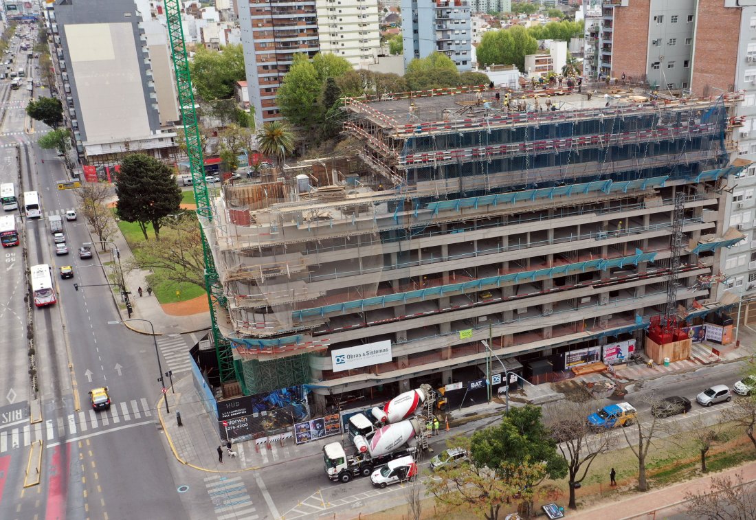 Cementos Avellaneda » Obras » Edificio OS Jaramillo, Nuñez